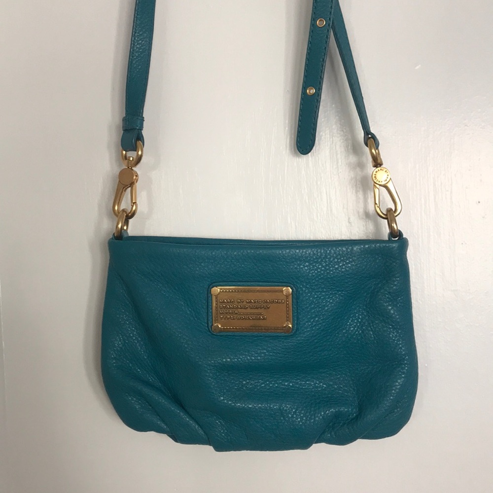 Marc by Marc Jacobs Teal Leather Purse